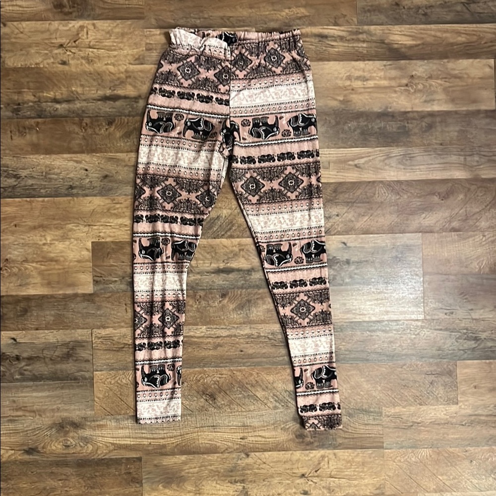 Justify Leggings with Pink and Black Patterns